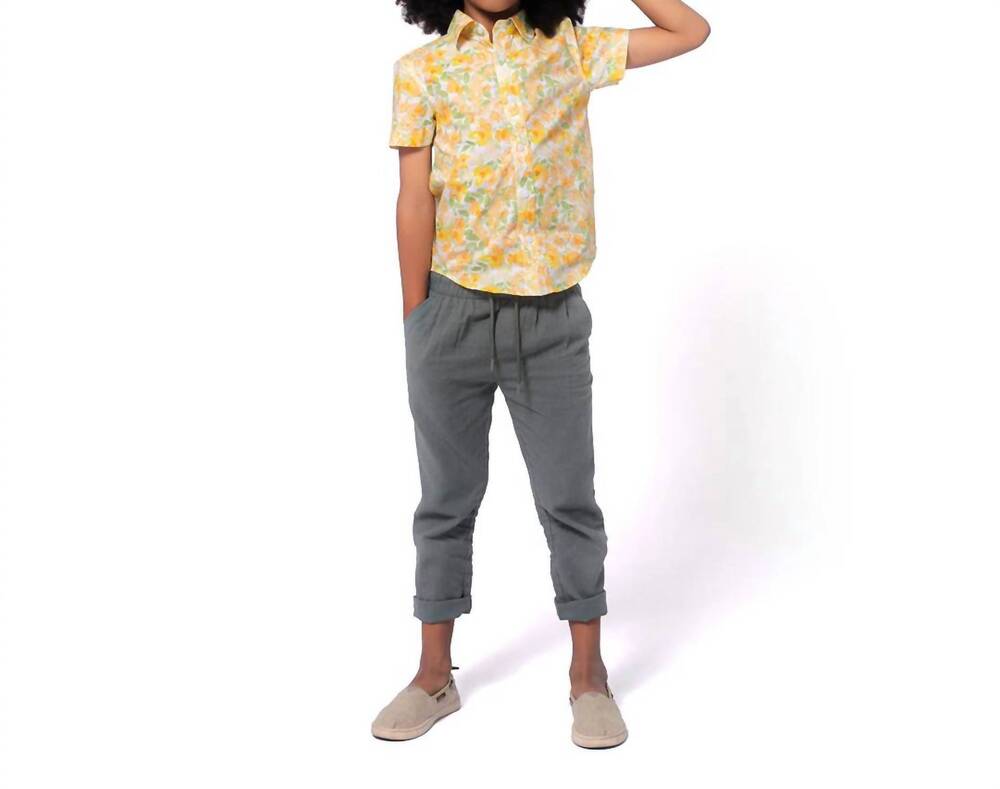 NEW APPAMAN kids' resort pant in sage